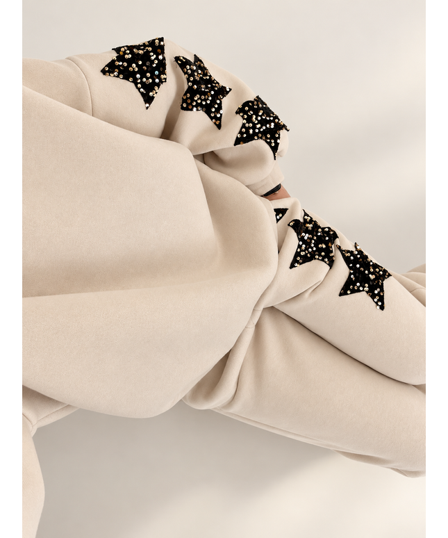Sweatset „Star“mit Pailettensternen | versch. Farben