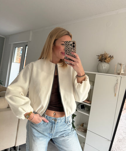 Bomberjacke Heidi | weiß