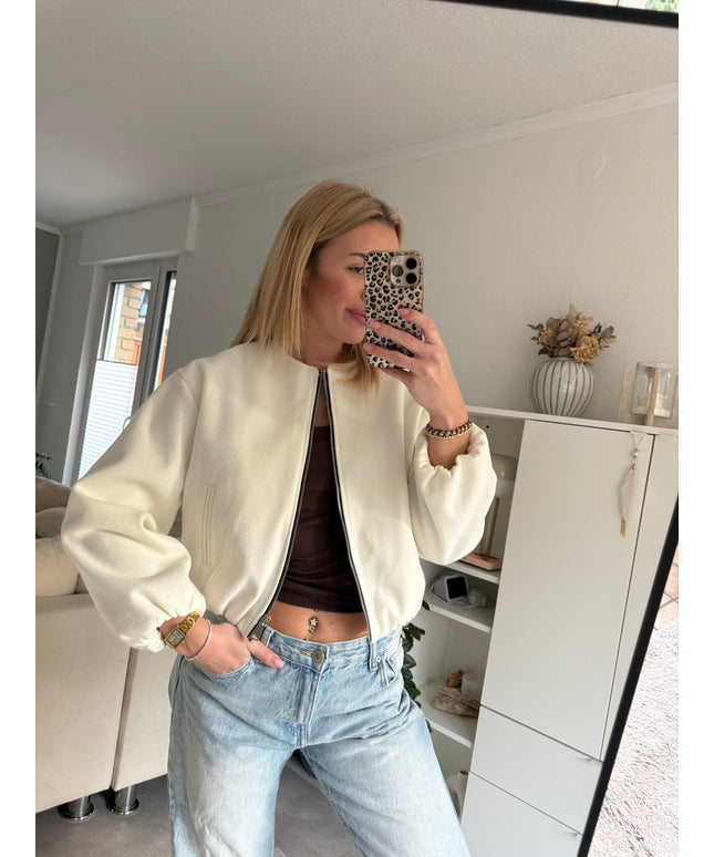 Bomberjacke Heidi | weiß