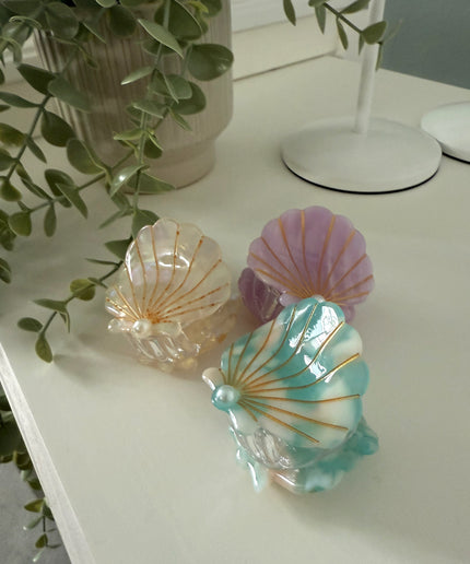 Seashell Muschel Haarklammer | versch. Farben