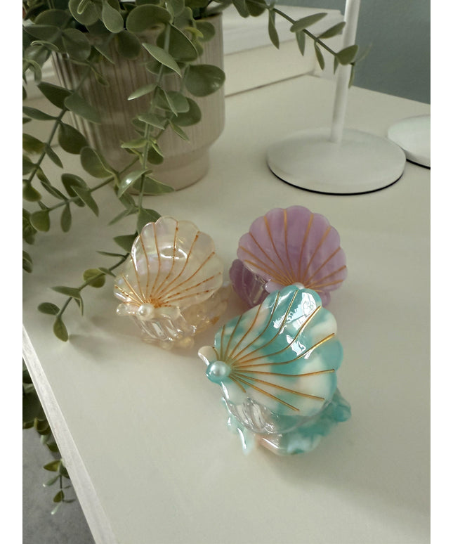Seashell Muschel Haarklammer | versch. Farben