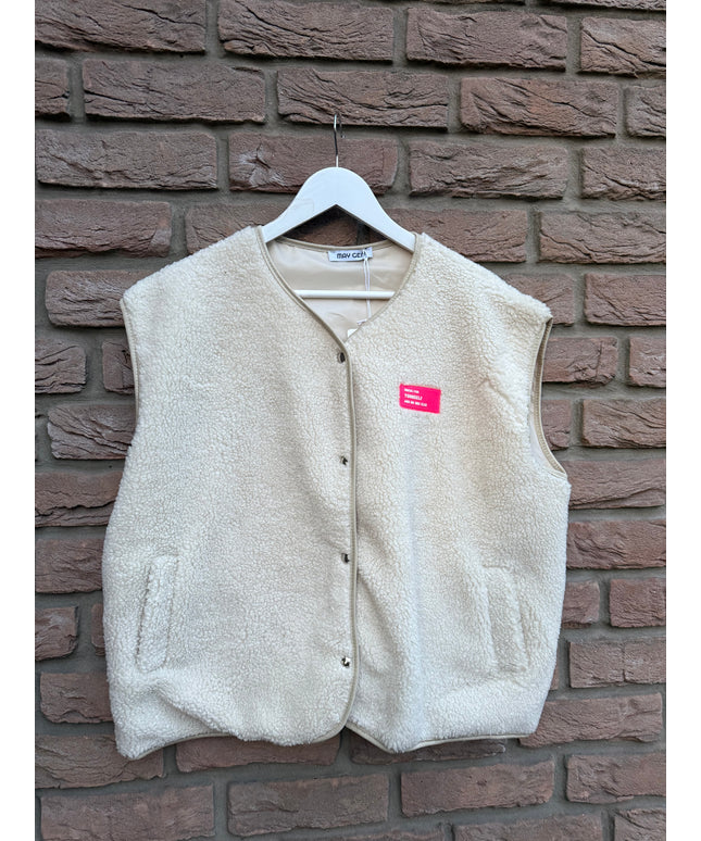 Teddy Weste | beige