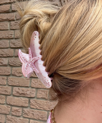 Haarklammer mit Steinchen | versch. Farben