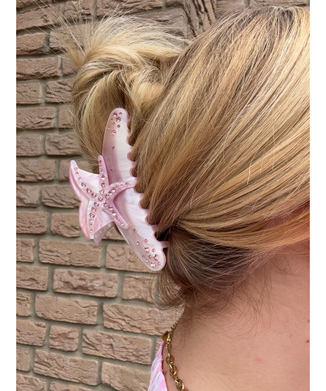 Haarklammer mit Steinchen | versch. Farben