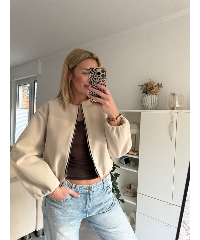 Bomberjacke Heidi | beige