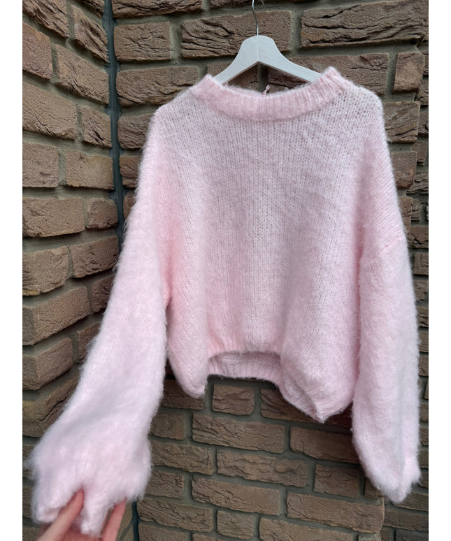 OVERSIZE KUSCHELPULLOVER | rosa