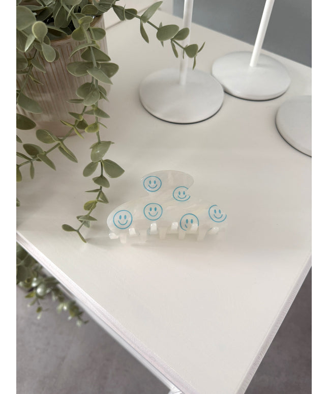 Haarklammer mit Smileys