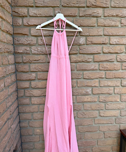Musselin Neckholder Kleid Oxana