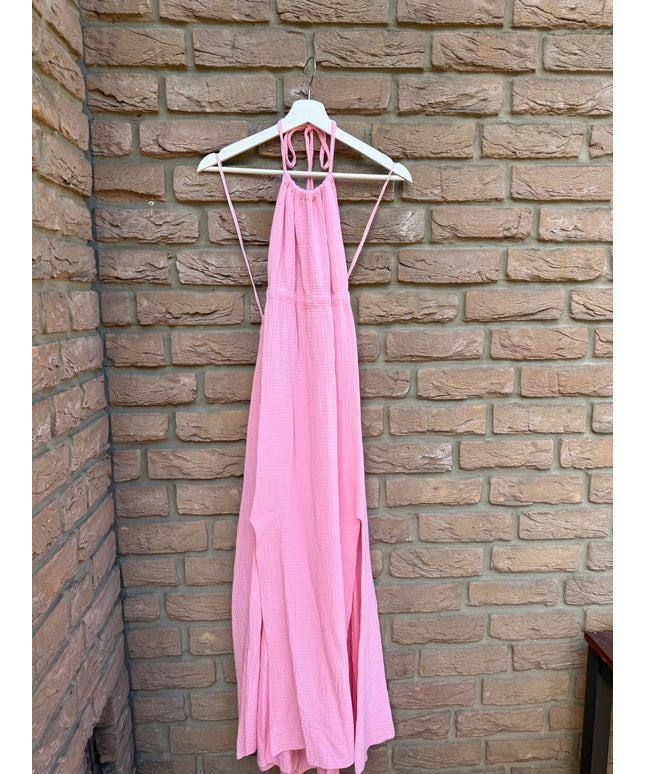 Musselin Neckholder Kleid Oxana