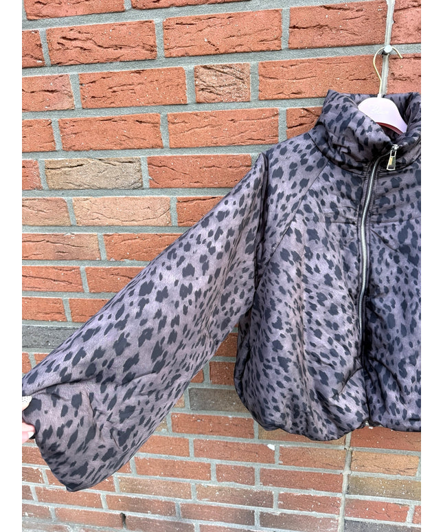 Oversize Leo Bomberjacke