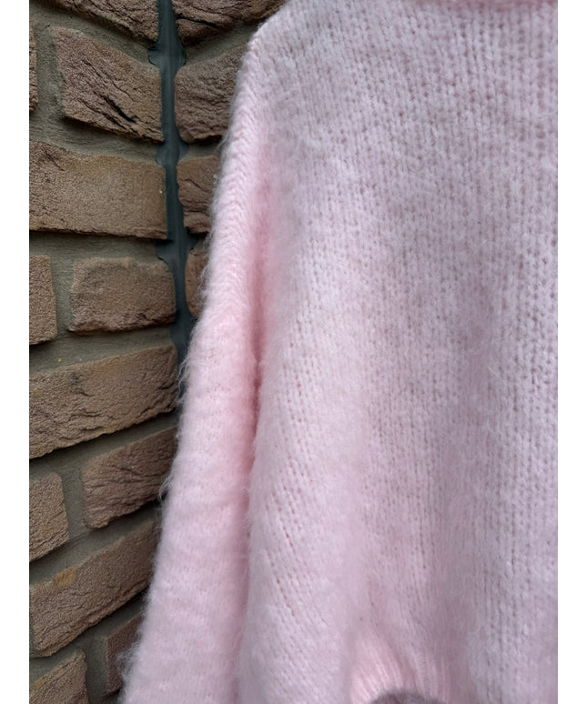 OVERSIZE KUSCHELPULLOVER | rosa