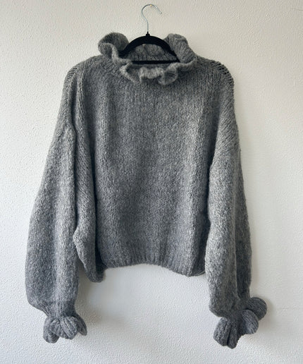 Rüschen Pullover | versch. Farben
