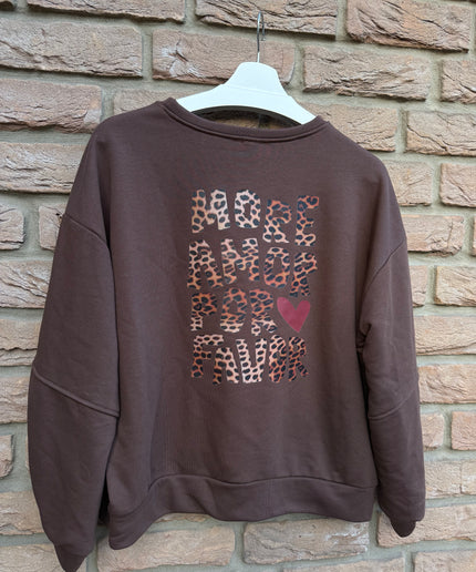 Sweater More Amor Por Favor| braun