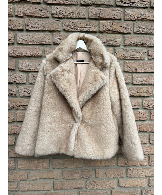 Kunstfelljacke | beige