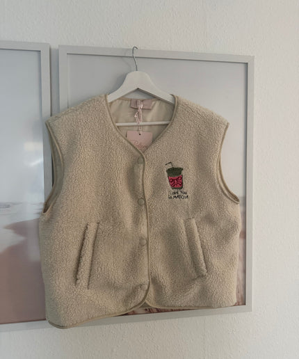 Teddyweste MATCHA | versch. Farben