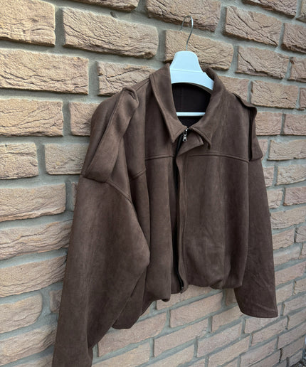 Wildlederoptik Ballon Jacke | versch. Farben