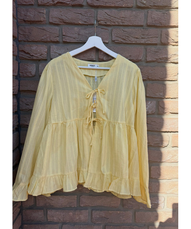 Bluse Zoe mit Schleifen | versch. Farben