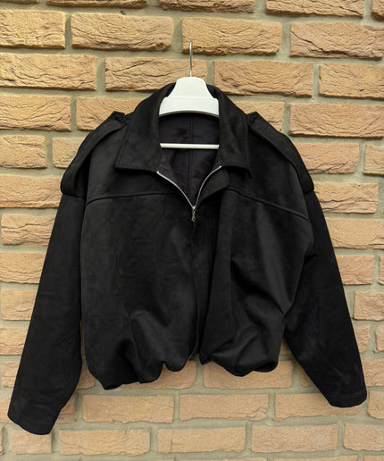 Wildlederoptik Ballon Jacke | versch. Farben