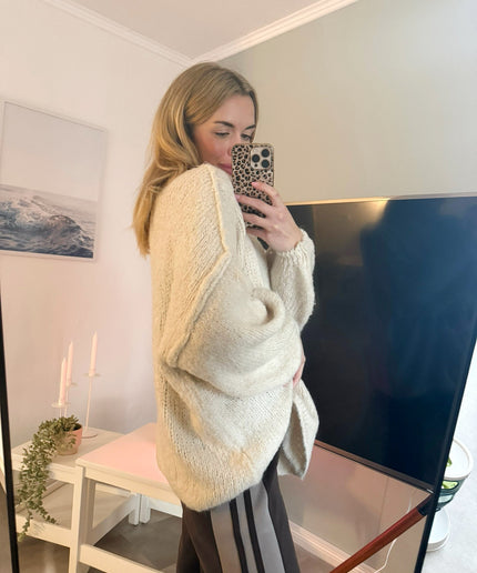 Oversized Strickpullover | versch. Farben