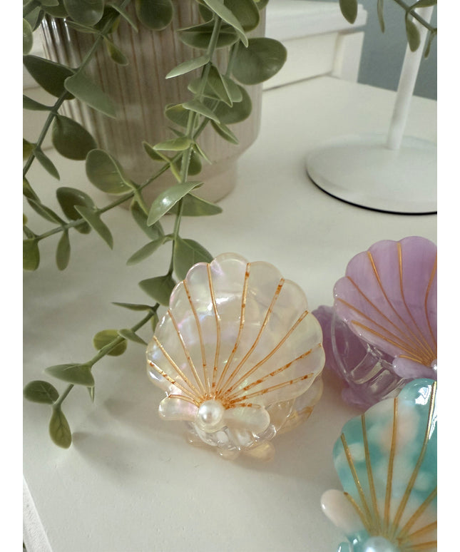 Seashell Muschel Haarklammer | versch. Farben