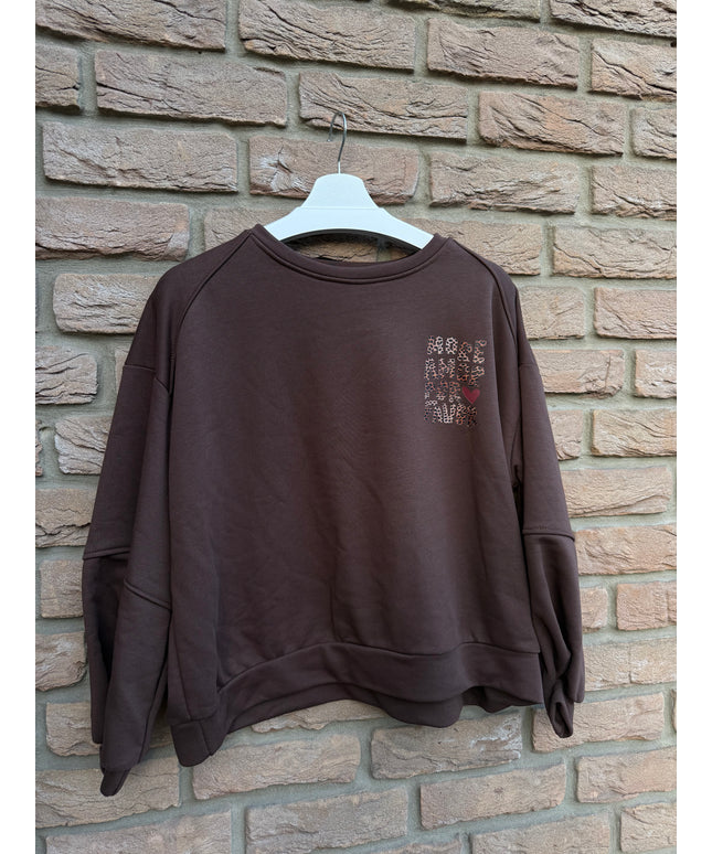 Sweater More Amor Por Favor| braun