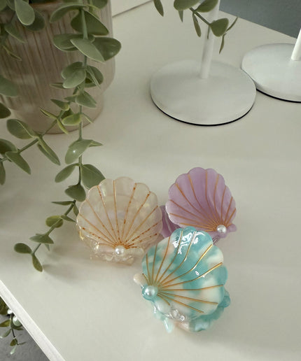 Seashell Muschel Haarklammer | versch. Farben