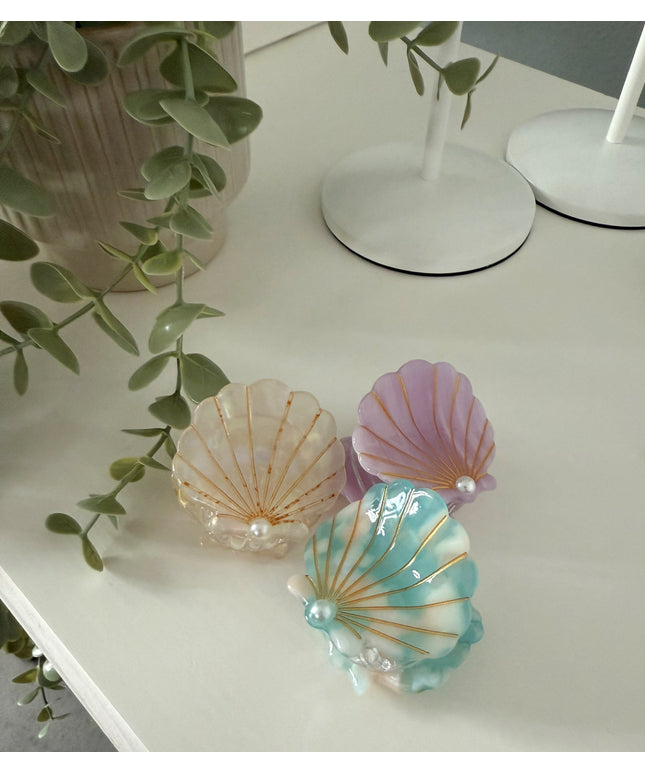 Seashell Muschel Haarklammer | versch. Farben