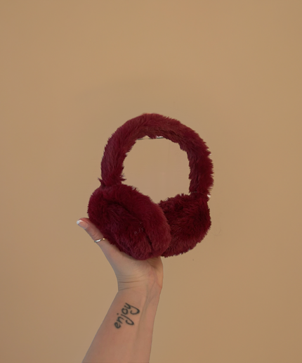 Flauschiger Ohrenschützer aus Kunstfell | versch. Farben